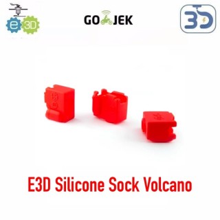 Original E3D Volcano Heat Block Silicone Cover Silikon Hotend E3D - 3pcs